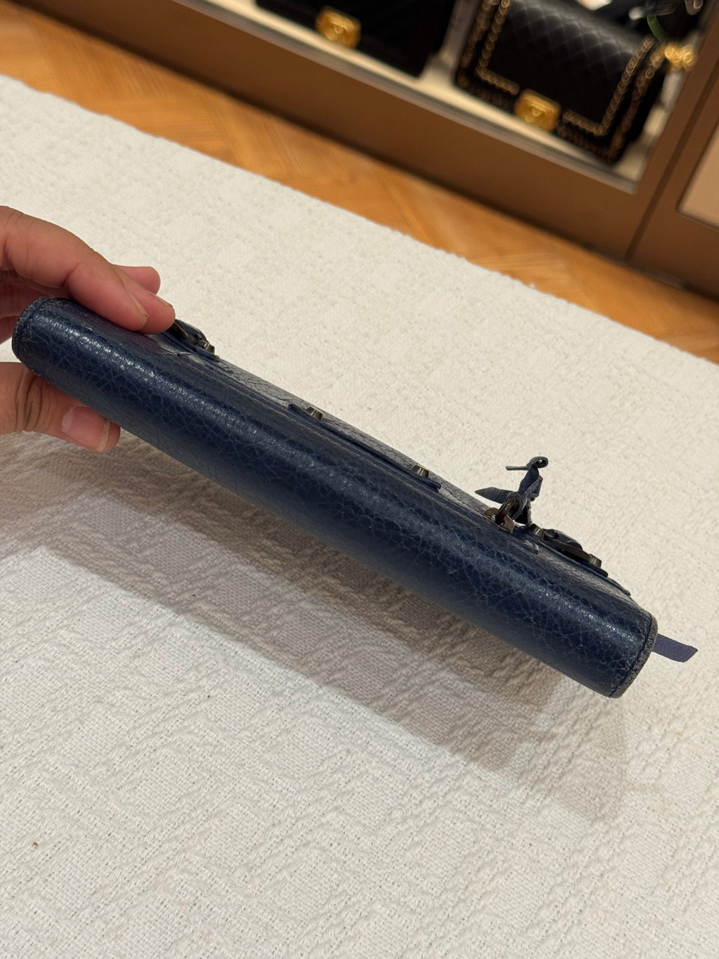 Balenciaga Classic Wallet Navy