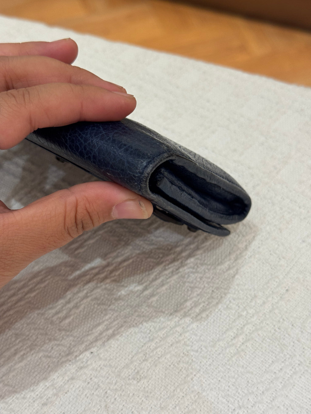 Balenciaga Classic Wallet Navy