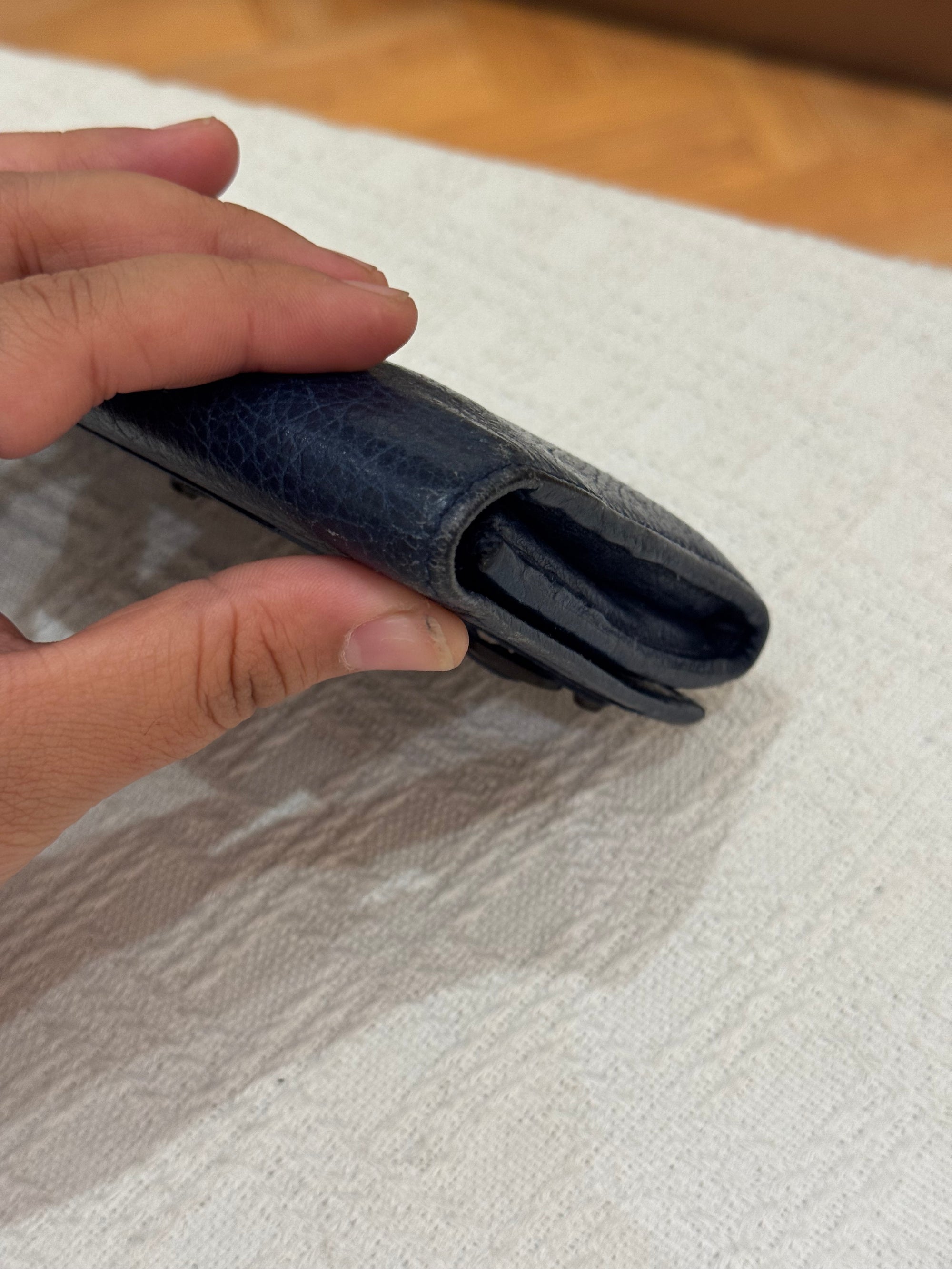 Balenciaga Classic Wallet Navy