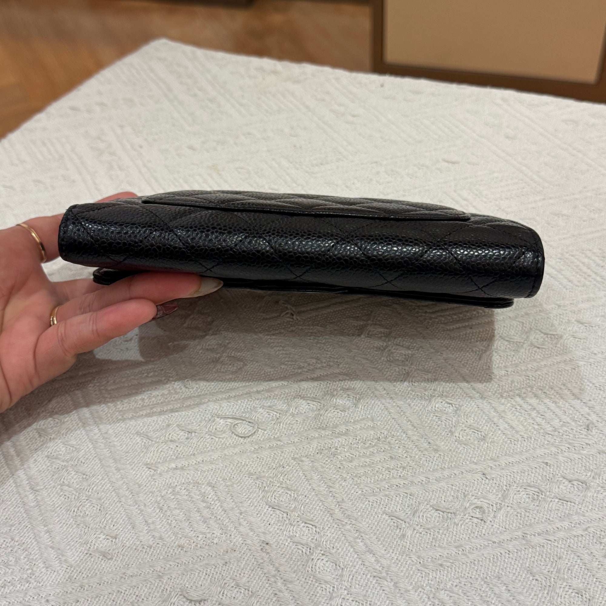 Chanel Long Wallet Black