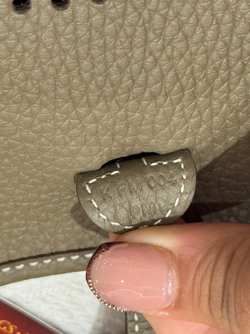 Hermes Evelyn 16 Etoupe / Blue Indigo
