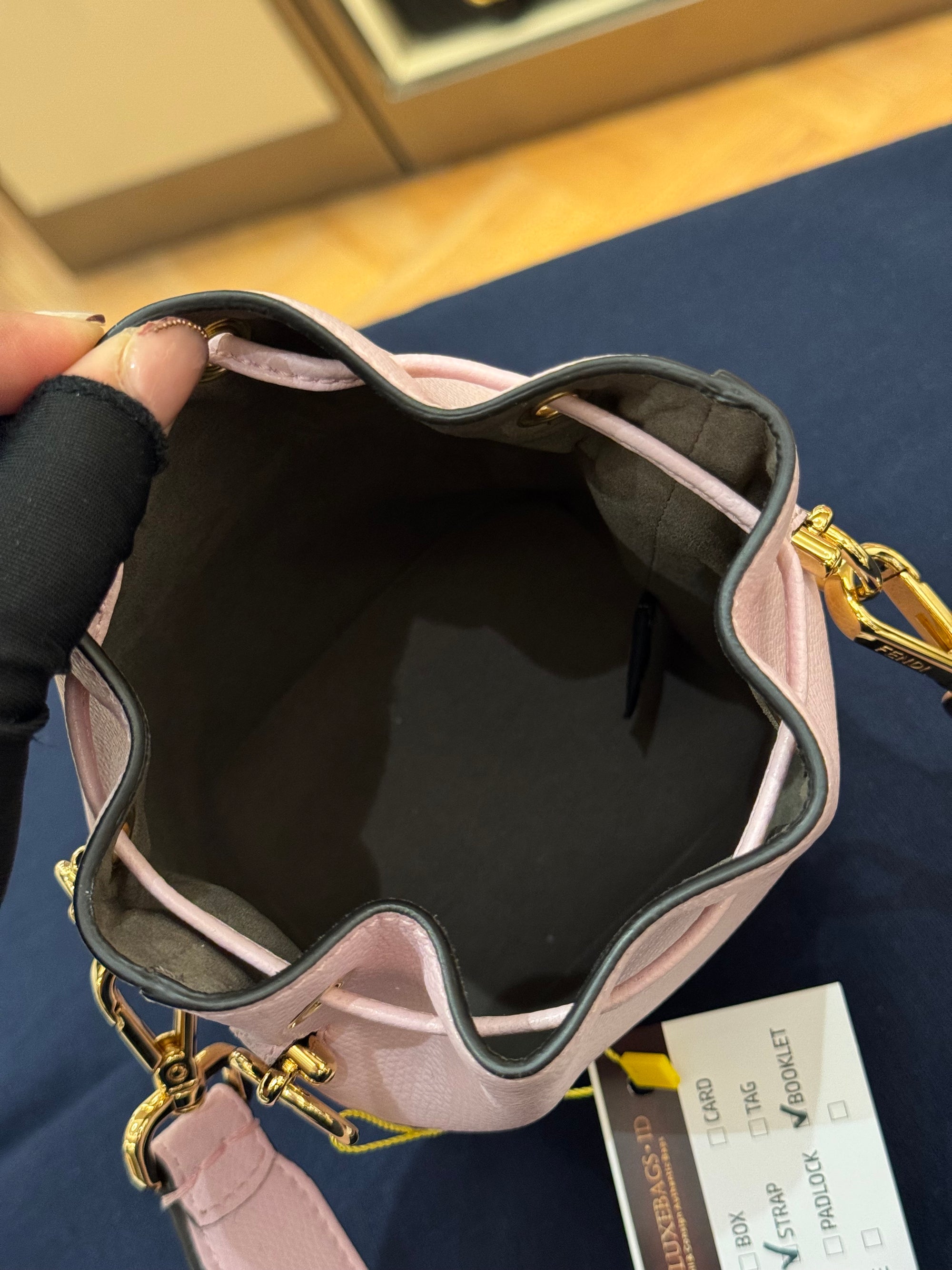 Fendi Mini Montresor Bucket Pink