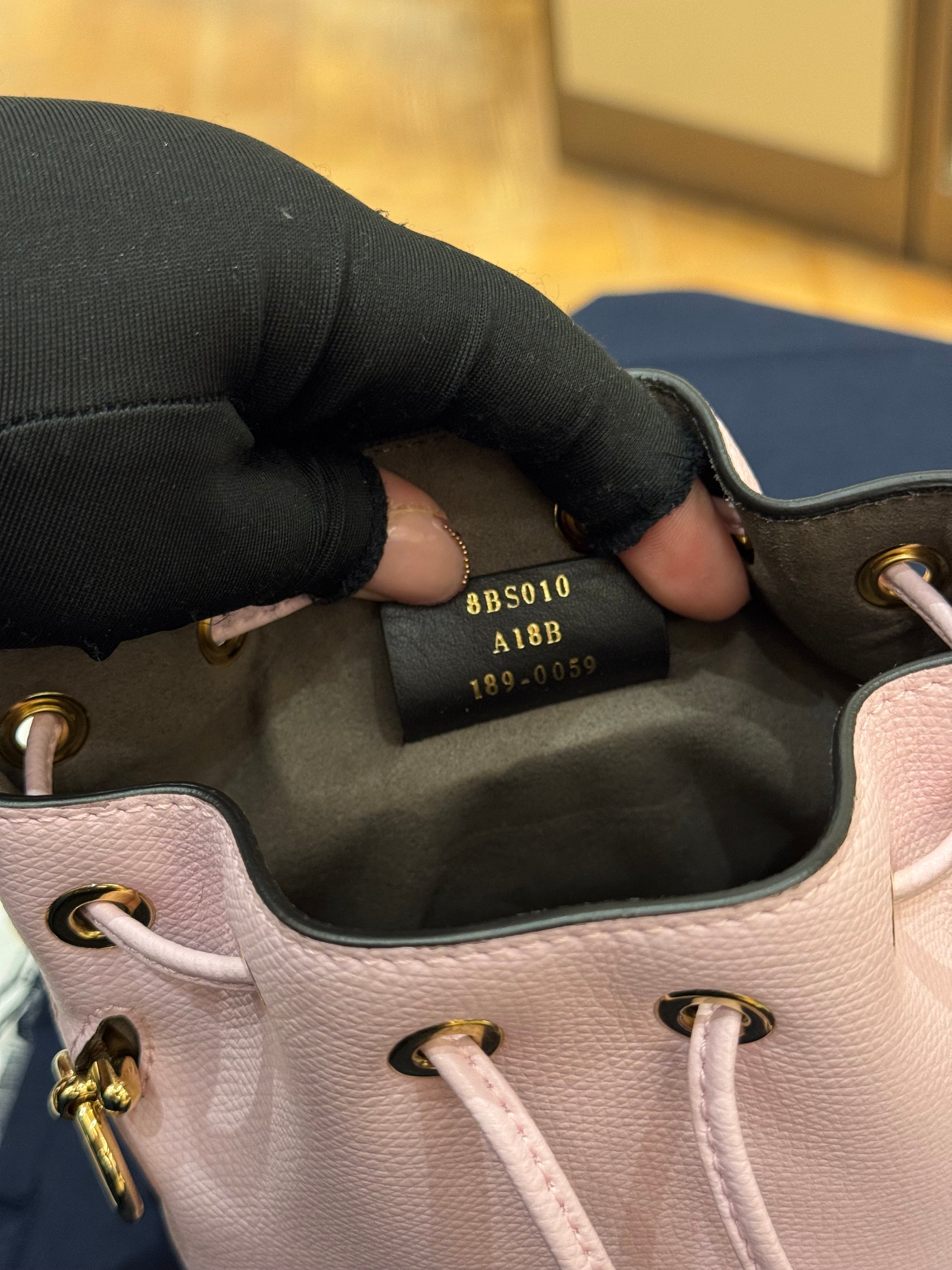 Fendi Mini Montresor Bucket Pink