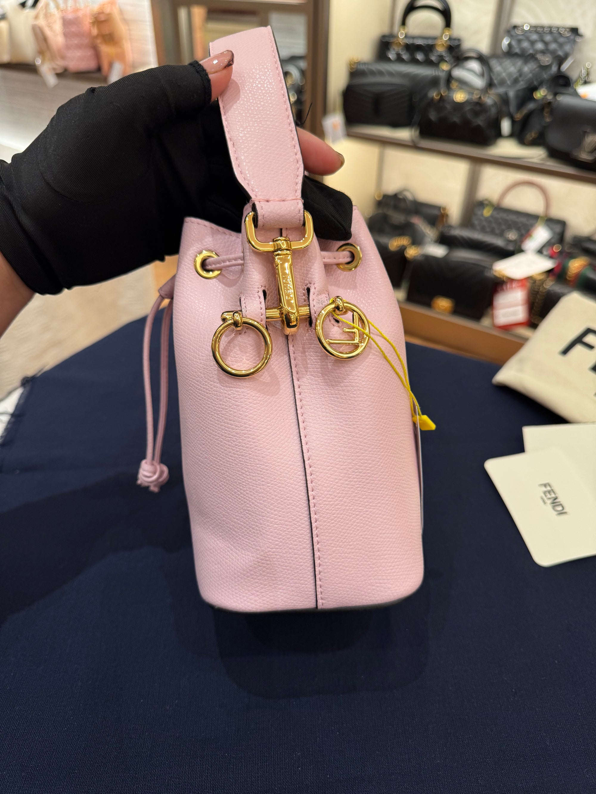Fendi Mini Montresor Bucket Pink