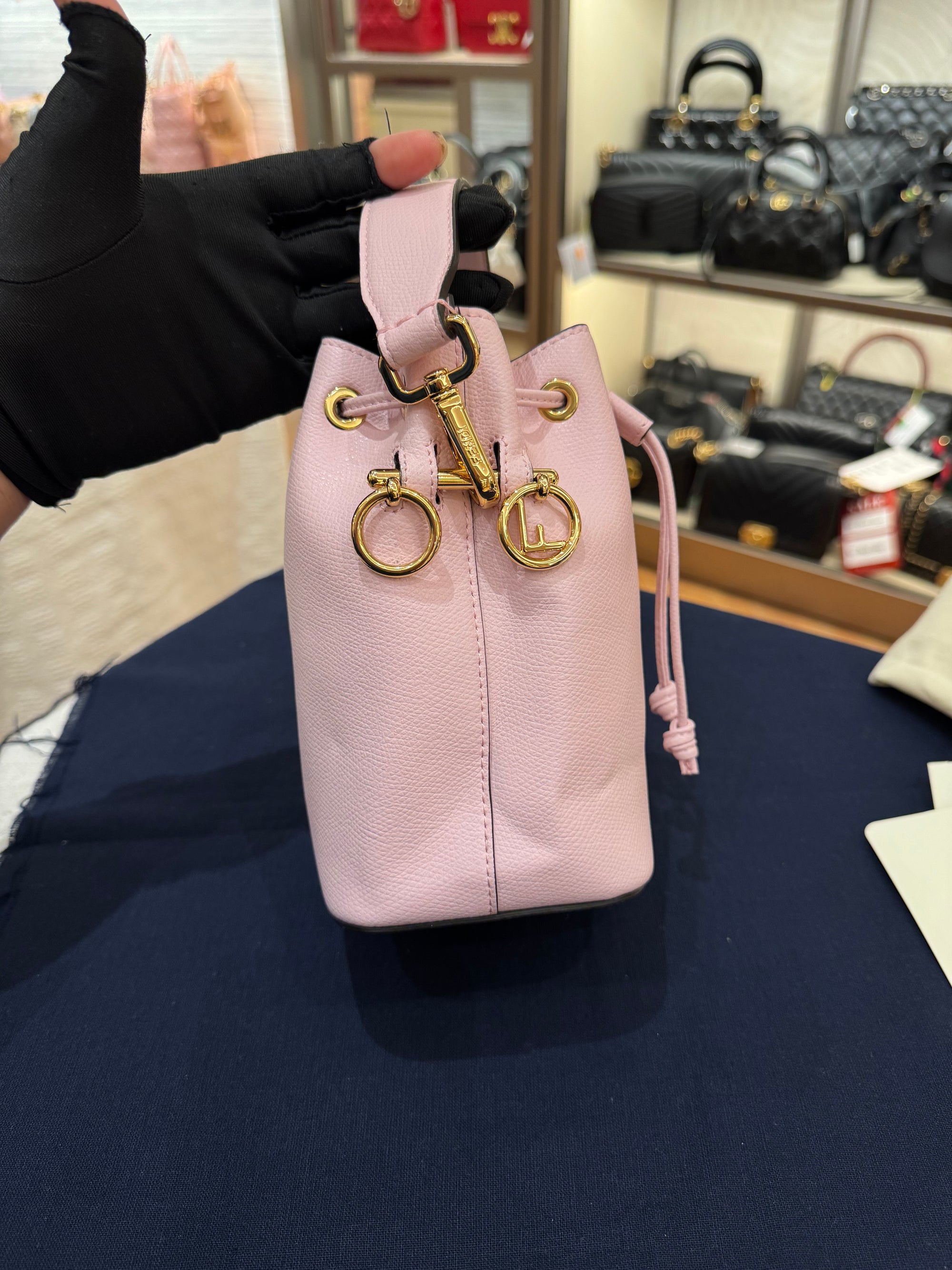 Fendi Mini Montresor Bucket Pink