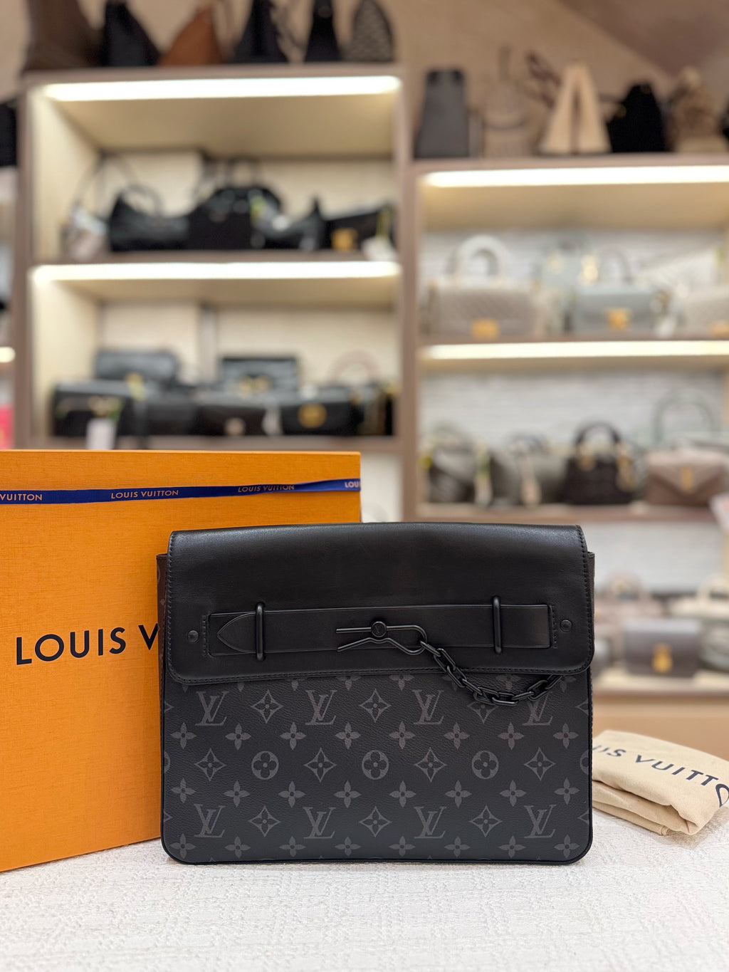 Louis Vuitton Steamer Monogram Eclipse