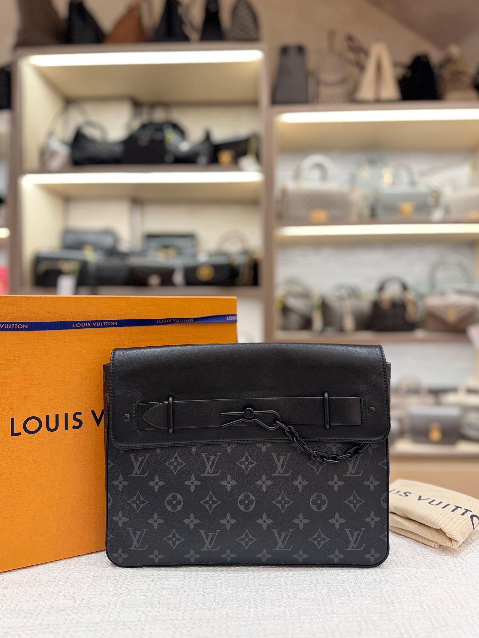 Louis Vuitton Steamer Monogram Eclipse