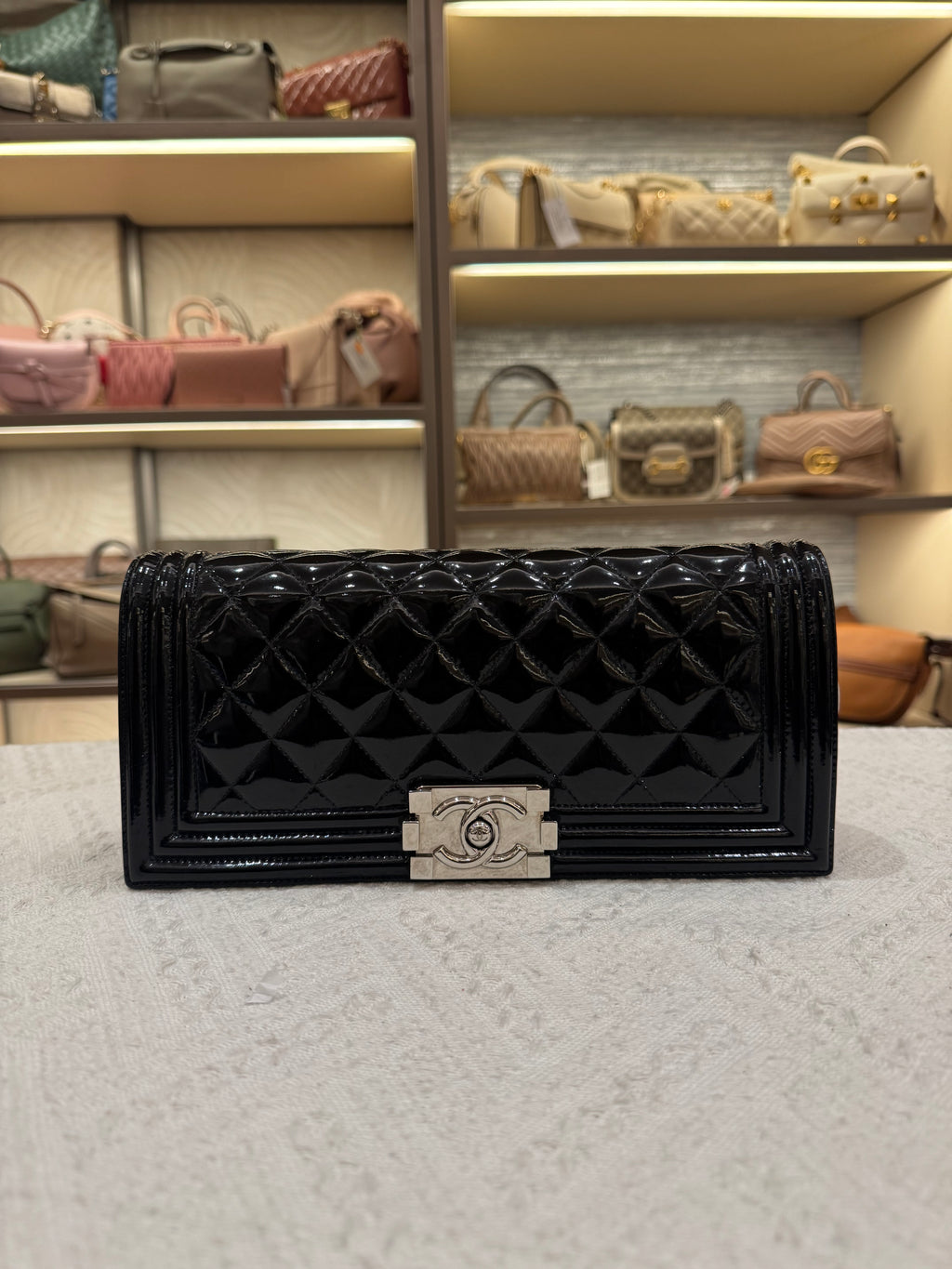Chanel Boy Clutch