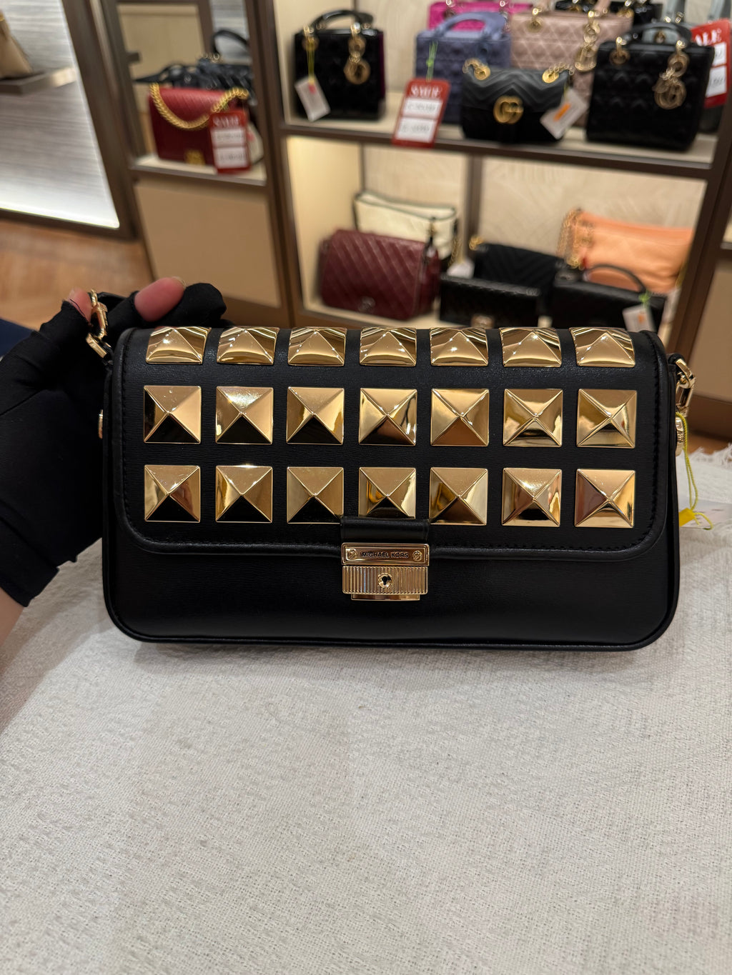 Michael Kors Bradshaw Studed Black