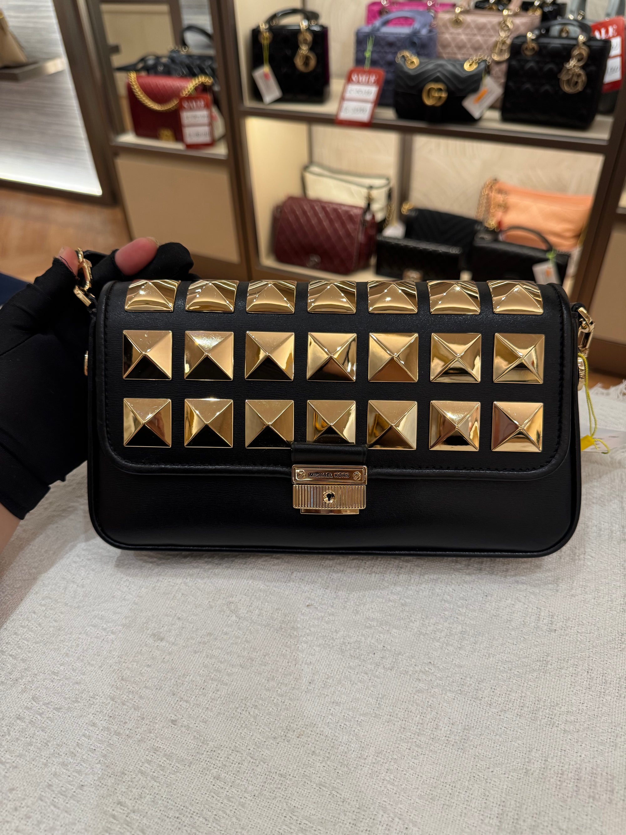 Michael Kors Bradshaw Studed Black