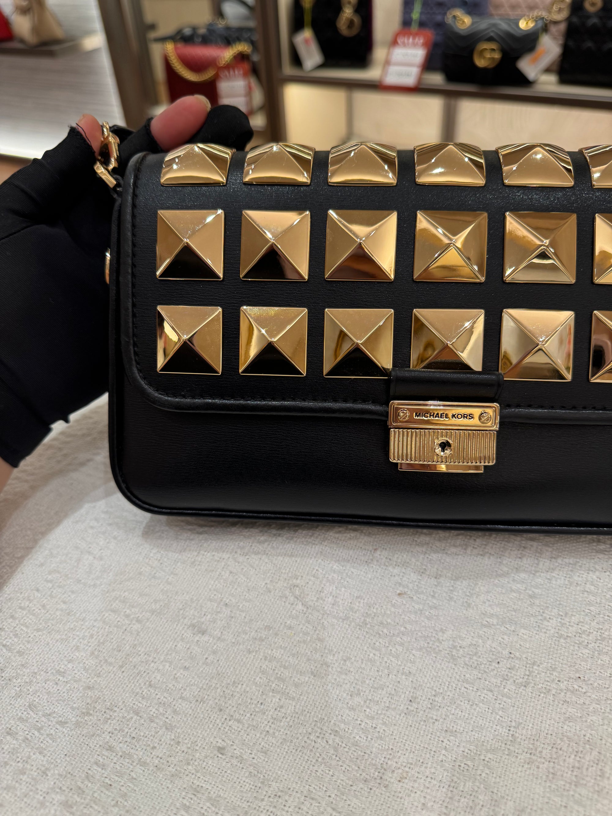 Michael Kors Bradshaw Studed Black