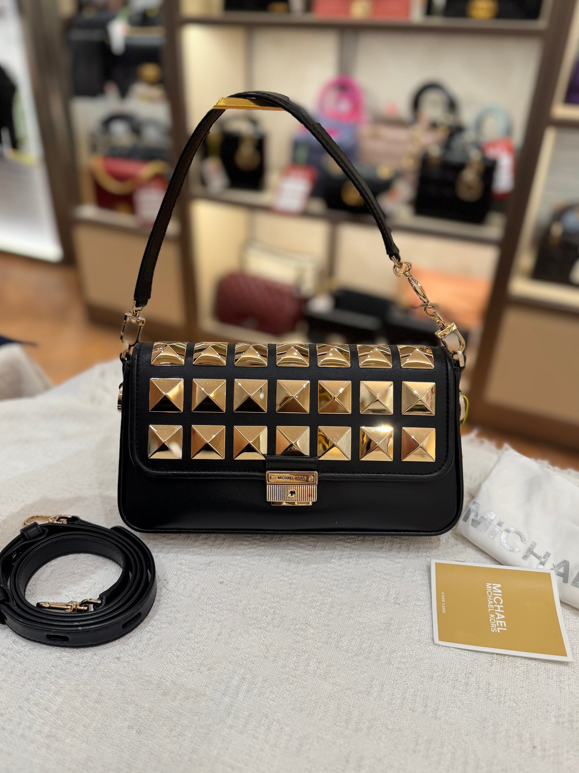 Michael Kors Bradshaw Studed Black