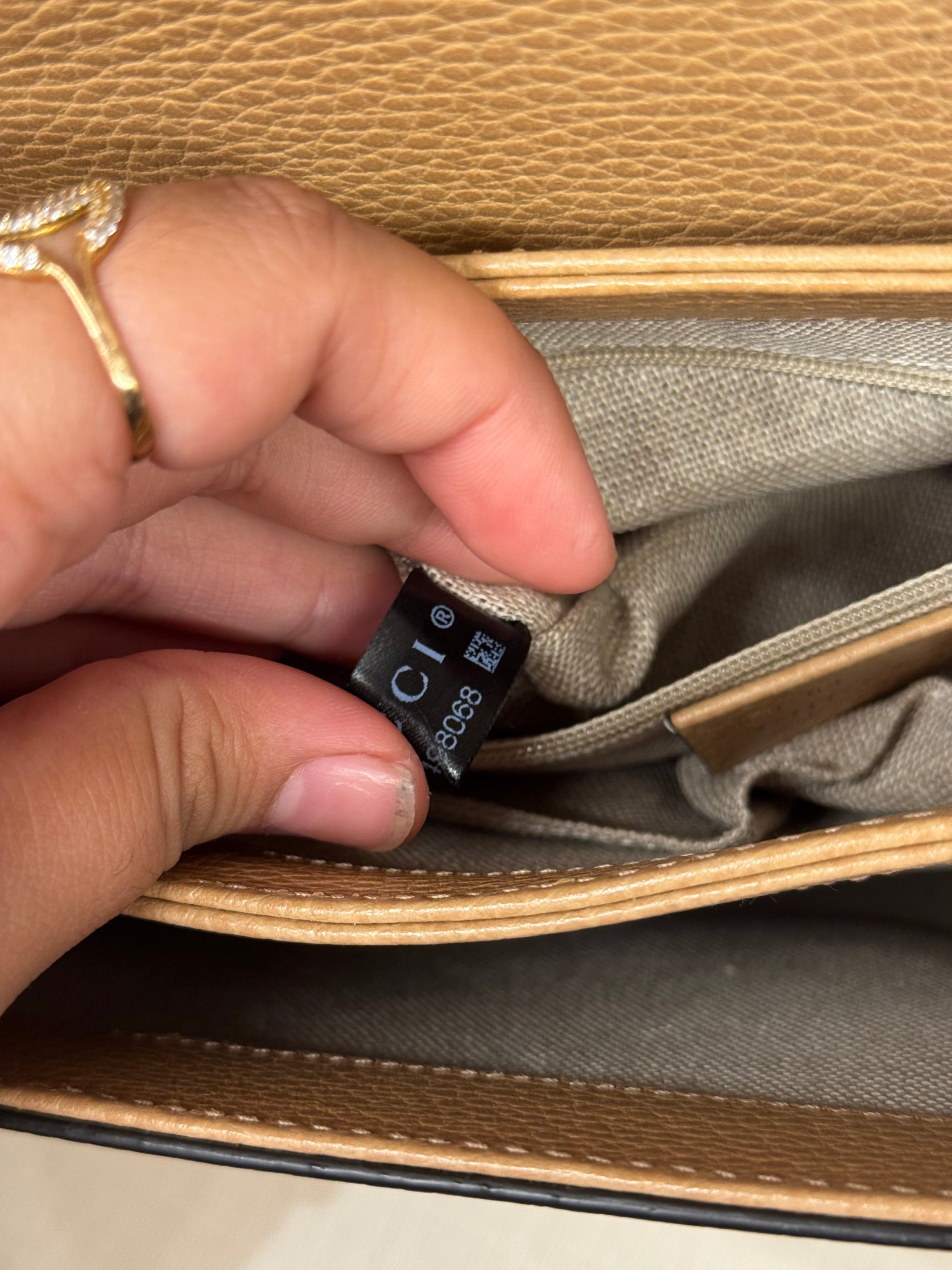 Gucci Interlock Tophandle Beige