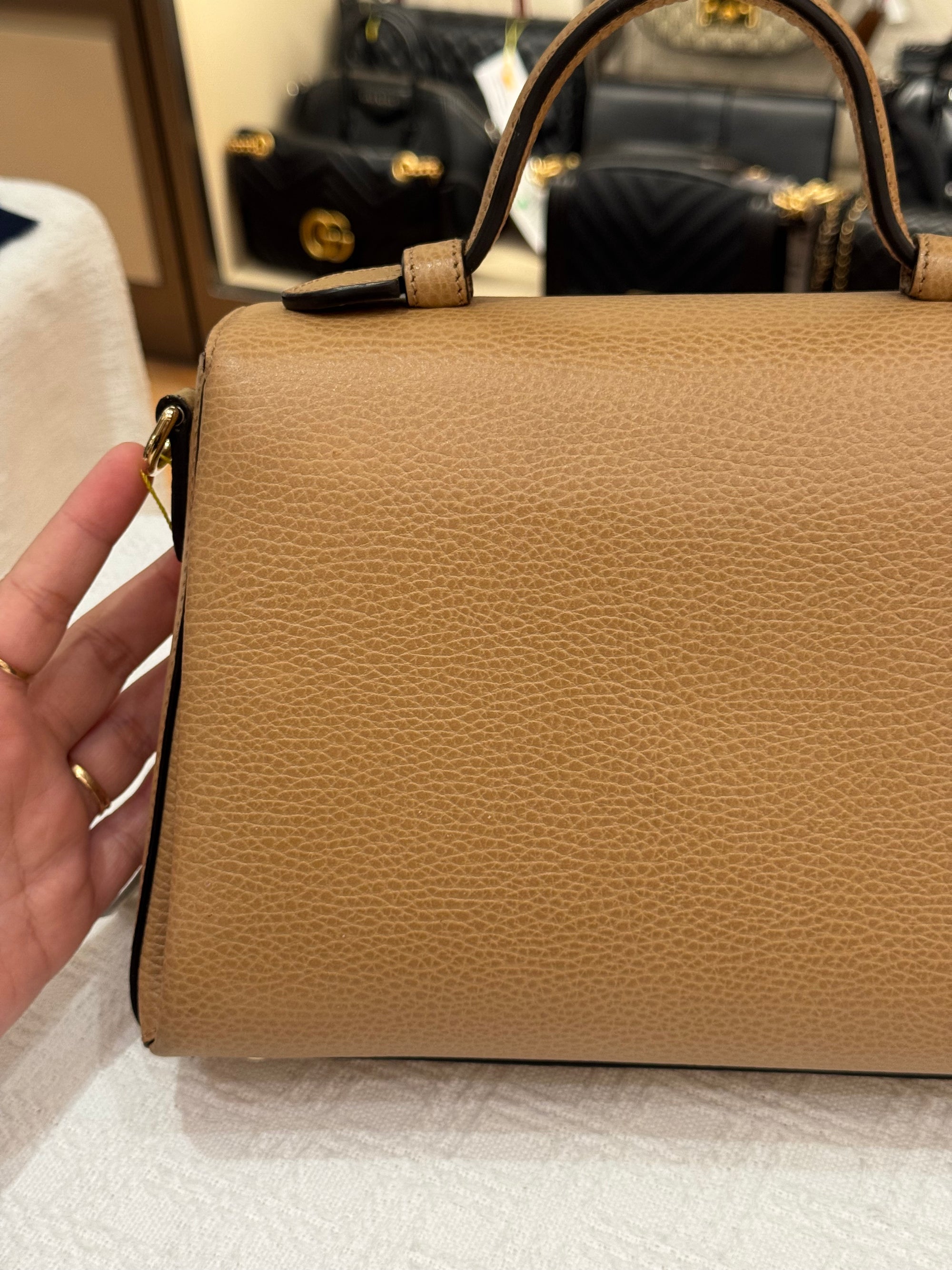 Gucci Interlock Tophandle Beige