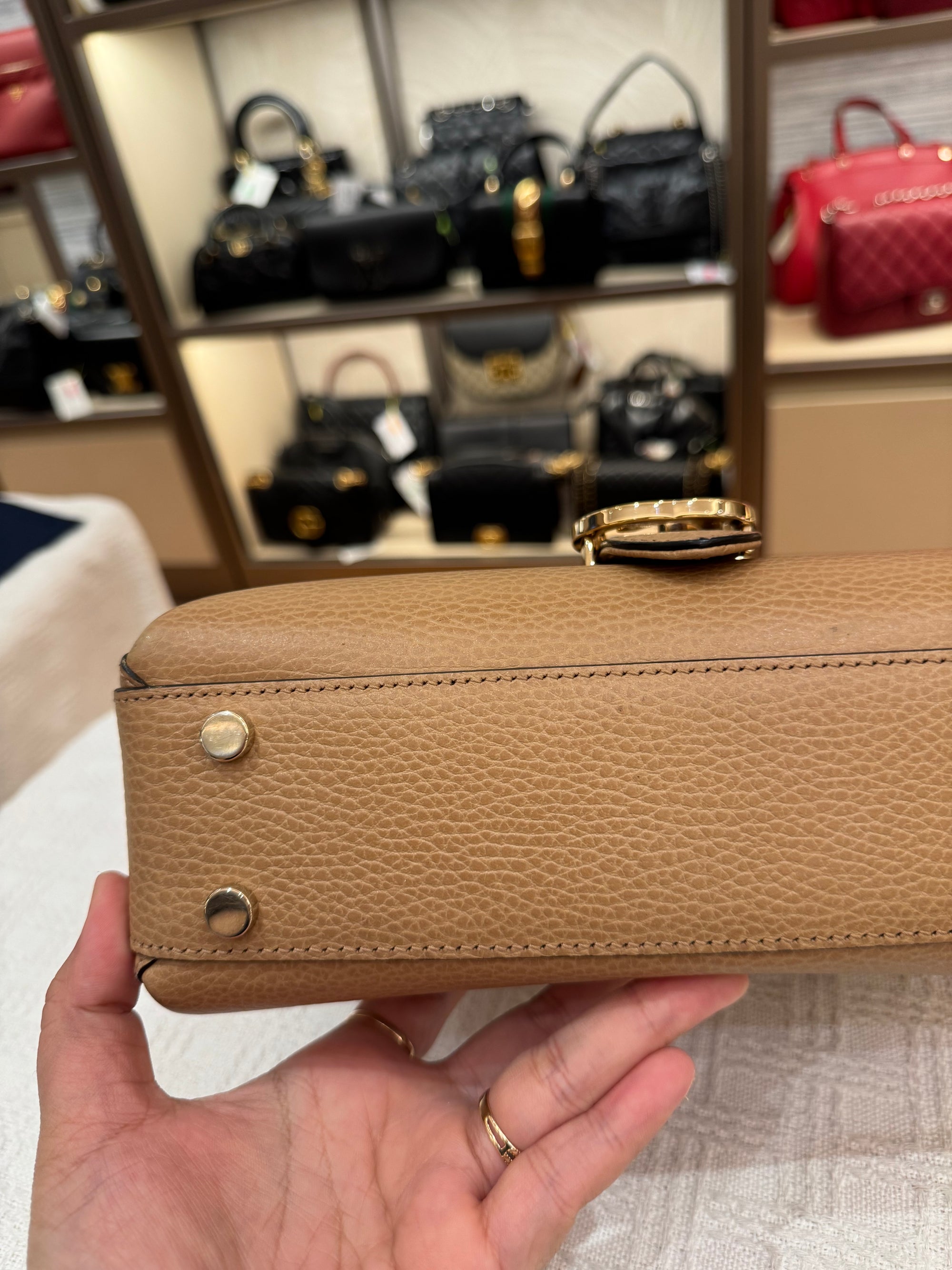 Gucci Interlock Tophandle Beige