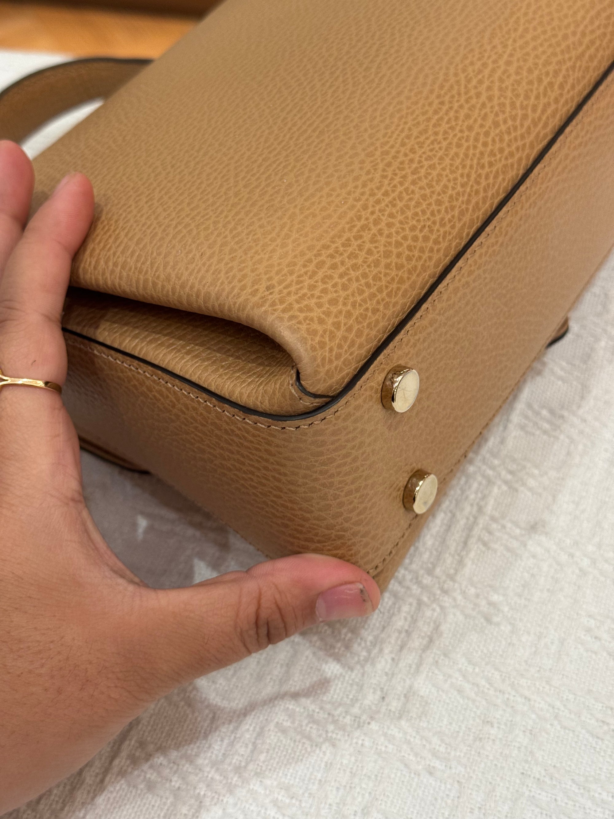 Gucci Interlock Tophandle Beige