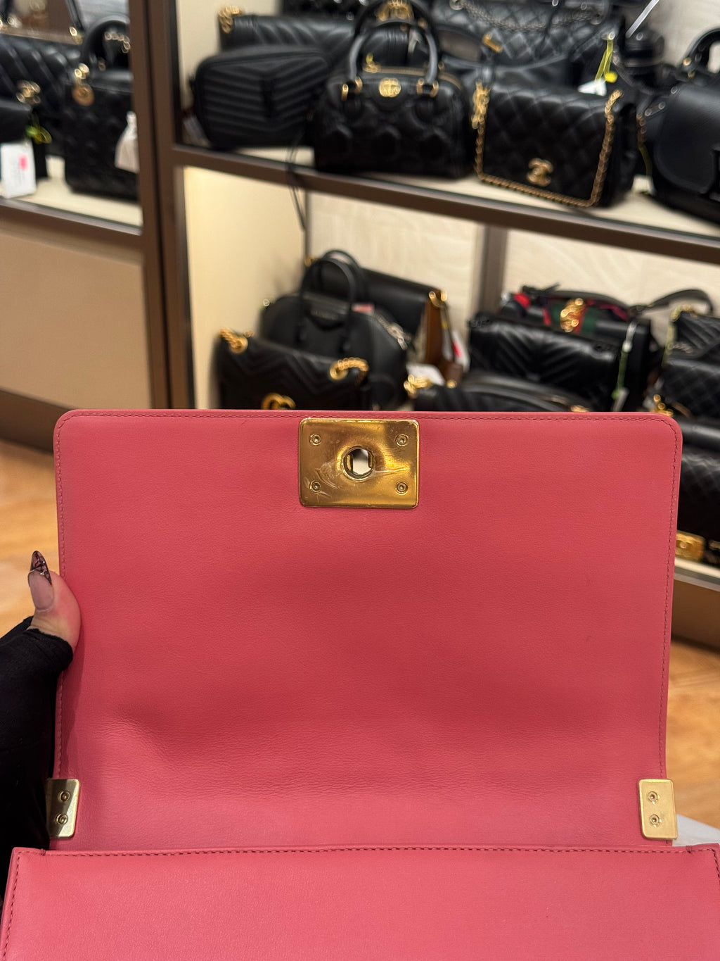 Chanel Boy Medium Chevron