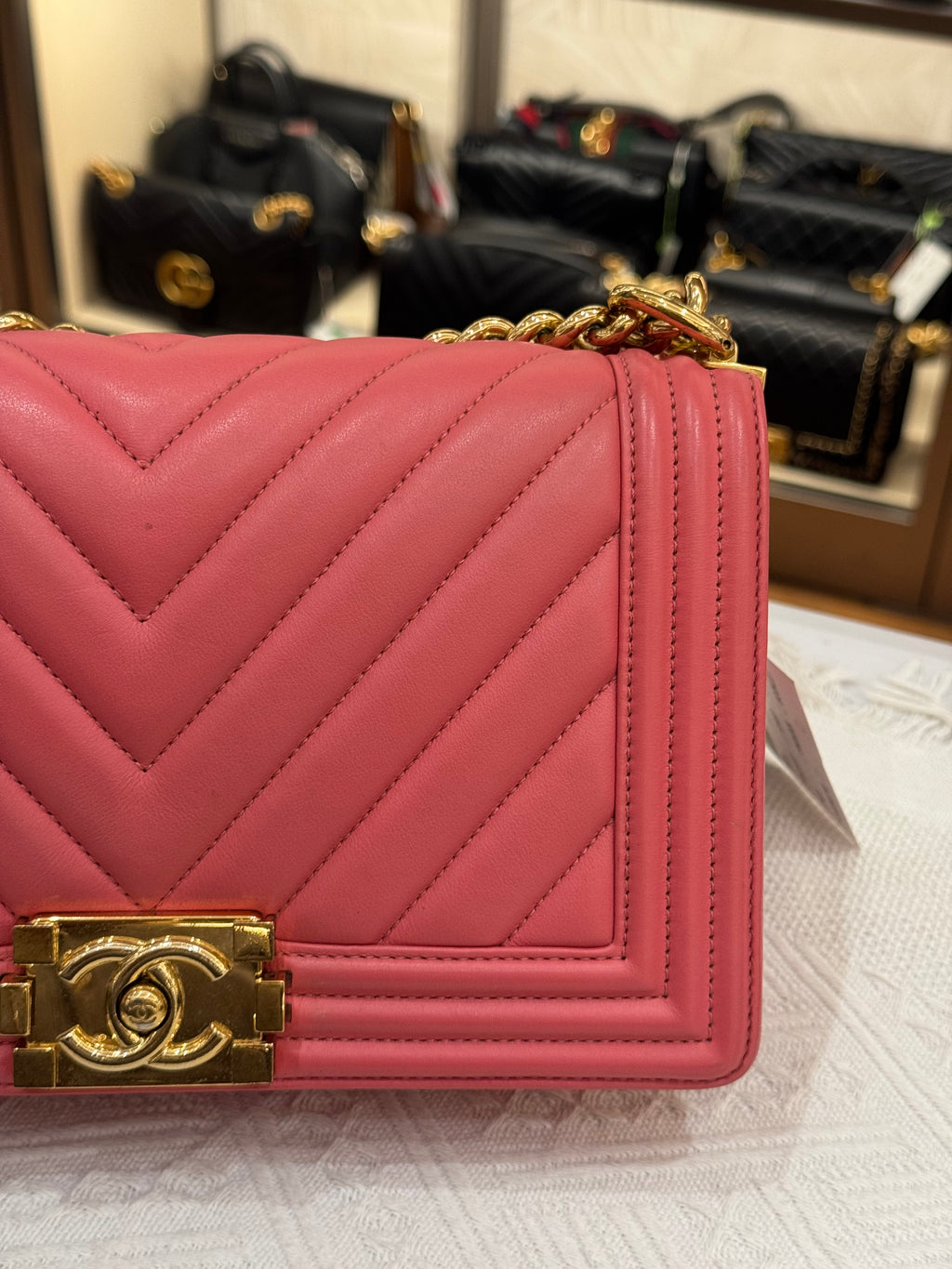Chanel Boy Medium Chevron