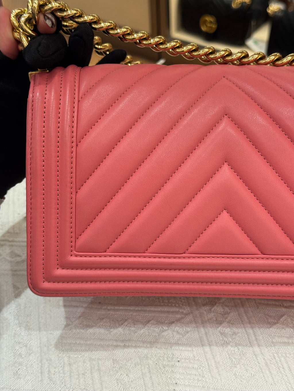 Chanel Boy Medium Chevron