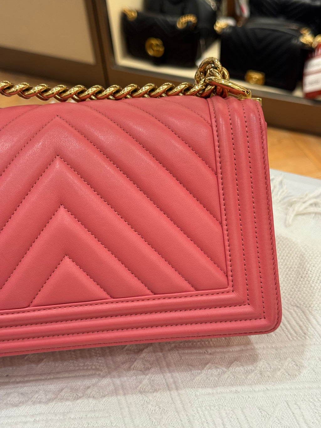 Chanel Boy Medium Chevron