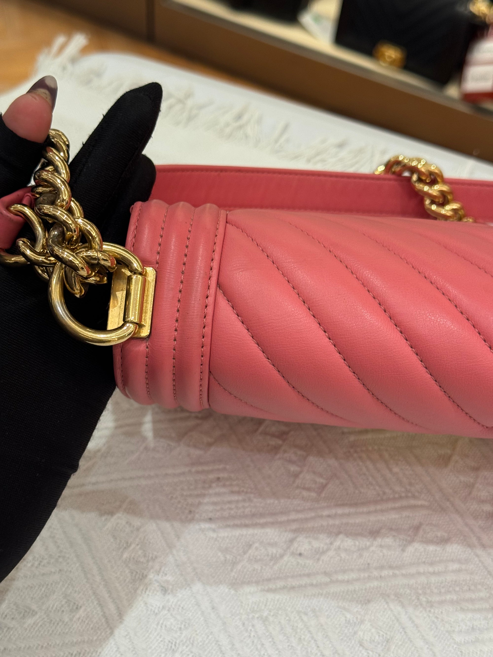 Chanel Boy Medium Chevron