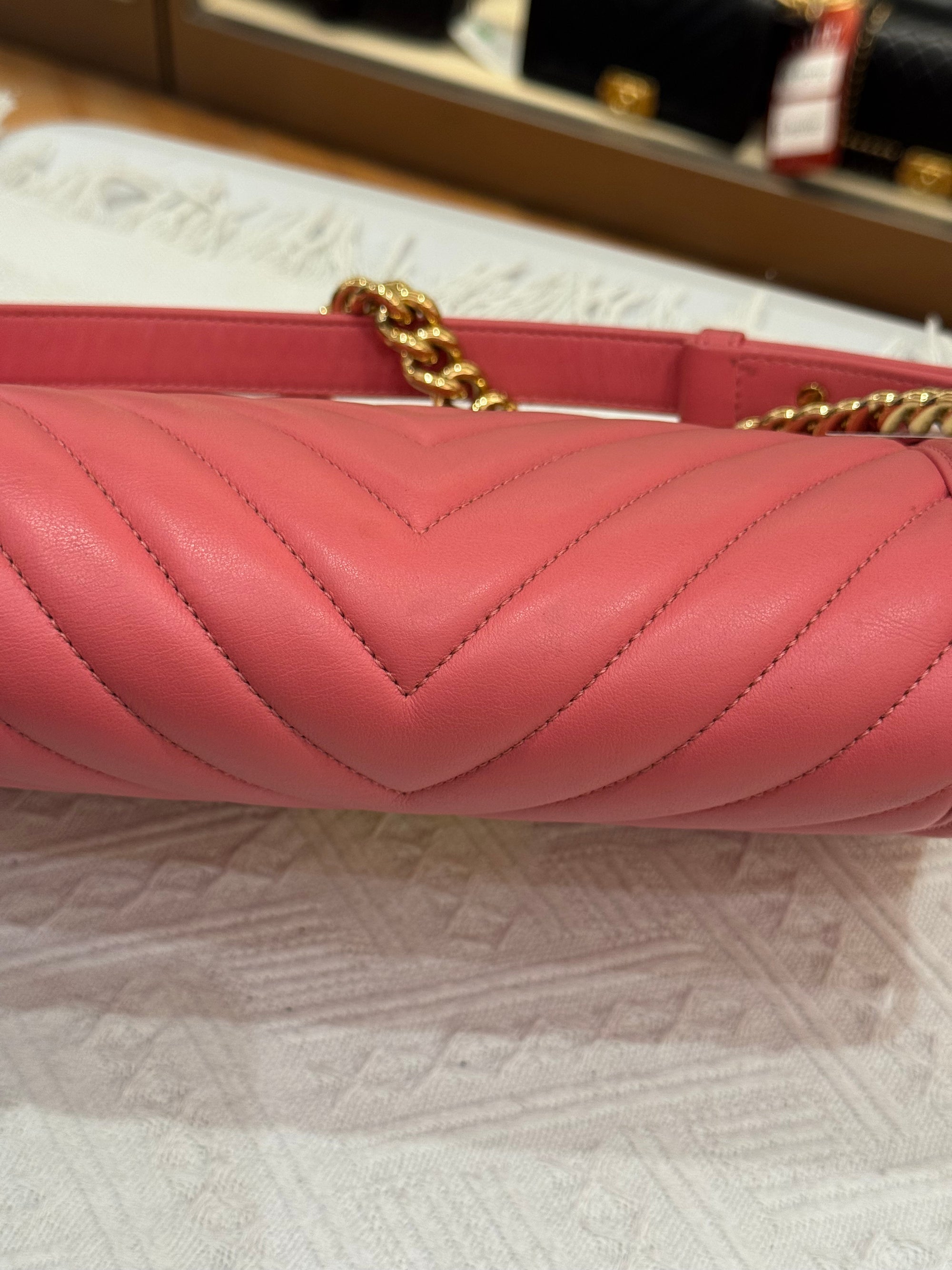 Chanel Boy Medium Chevron