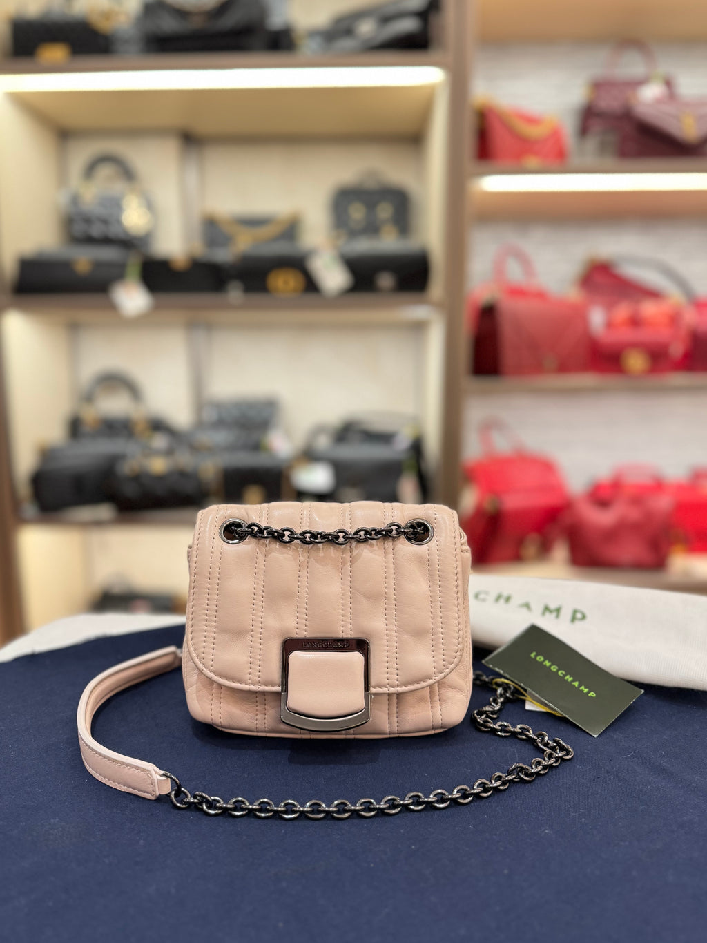 Longchamp Mini Sling Baby Pink