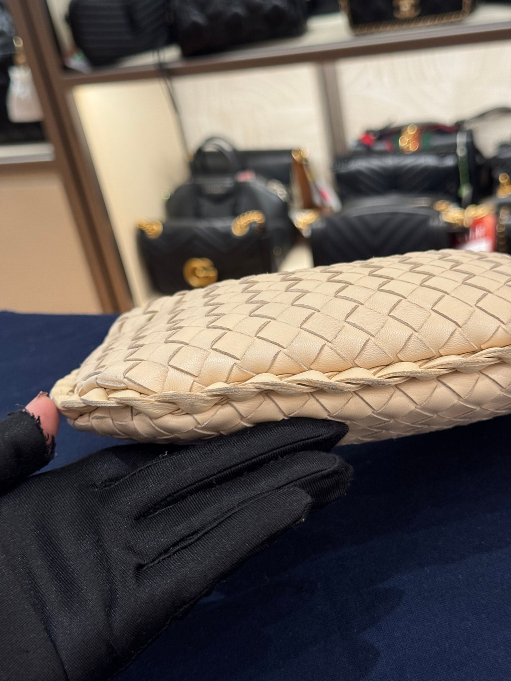 Bottega Veneta Handbag Cream (Porridge)