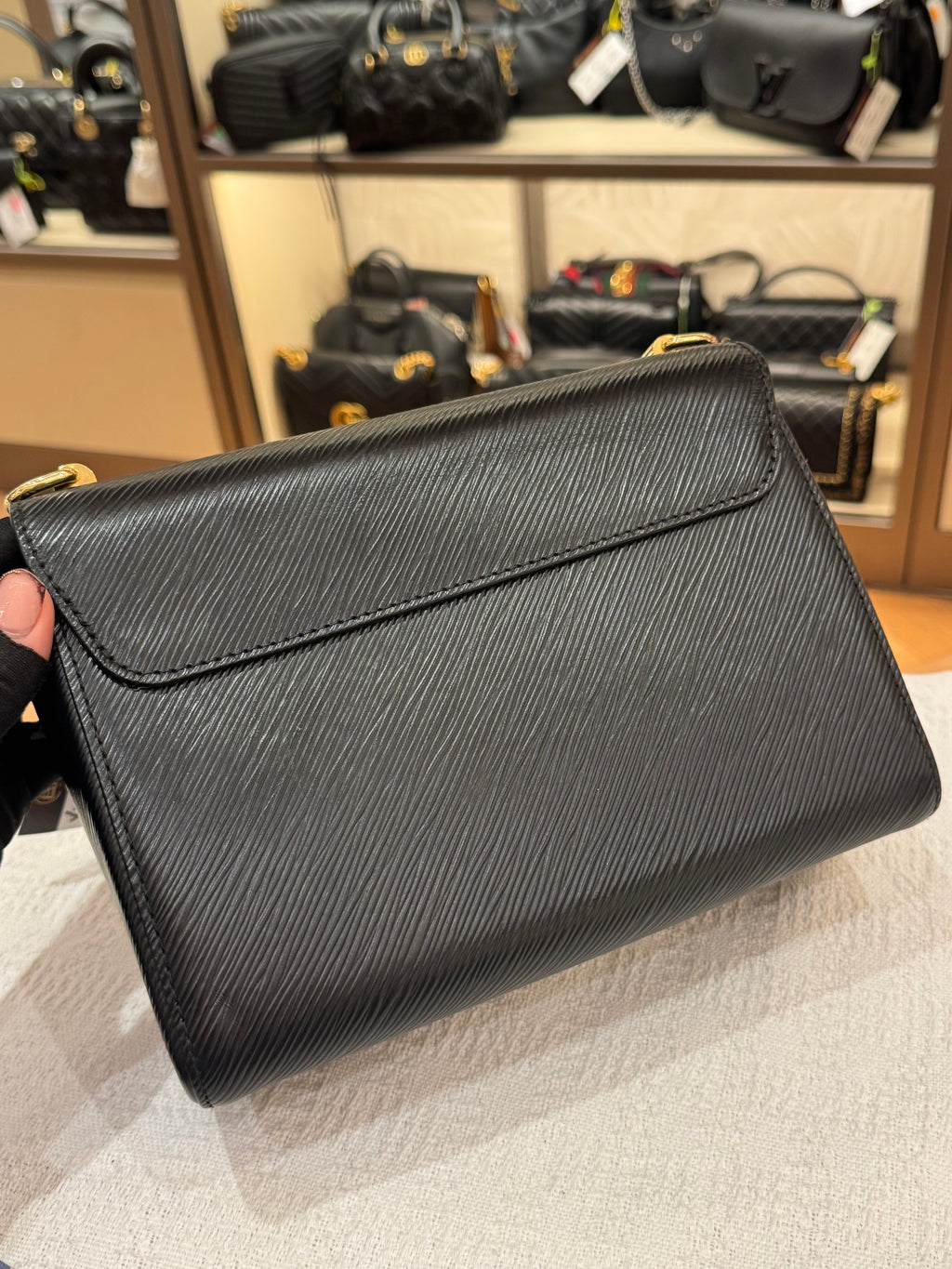 Louis Vuitton Twist Epi Leather MM Black