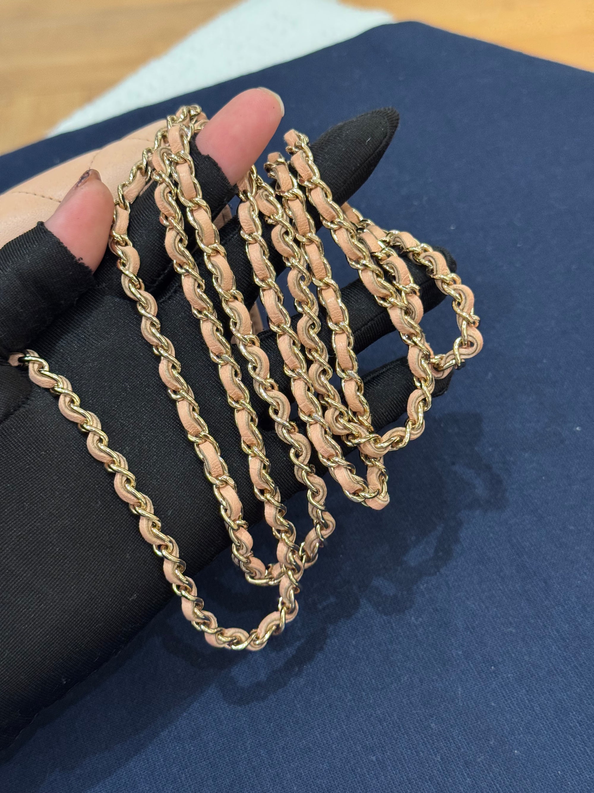 Chanel Claasic Cardholder On Chain Pink