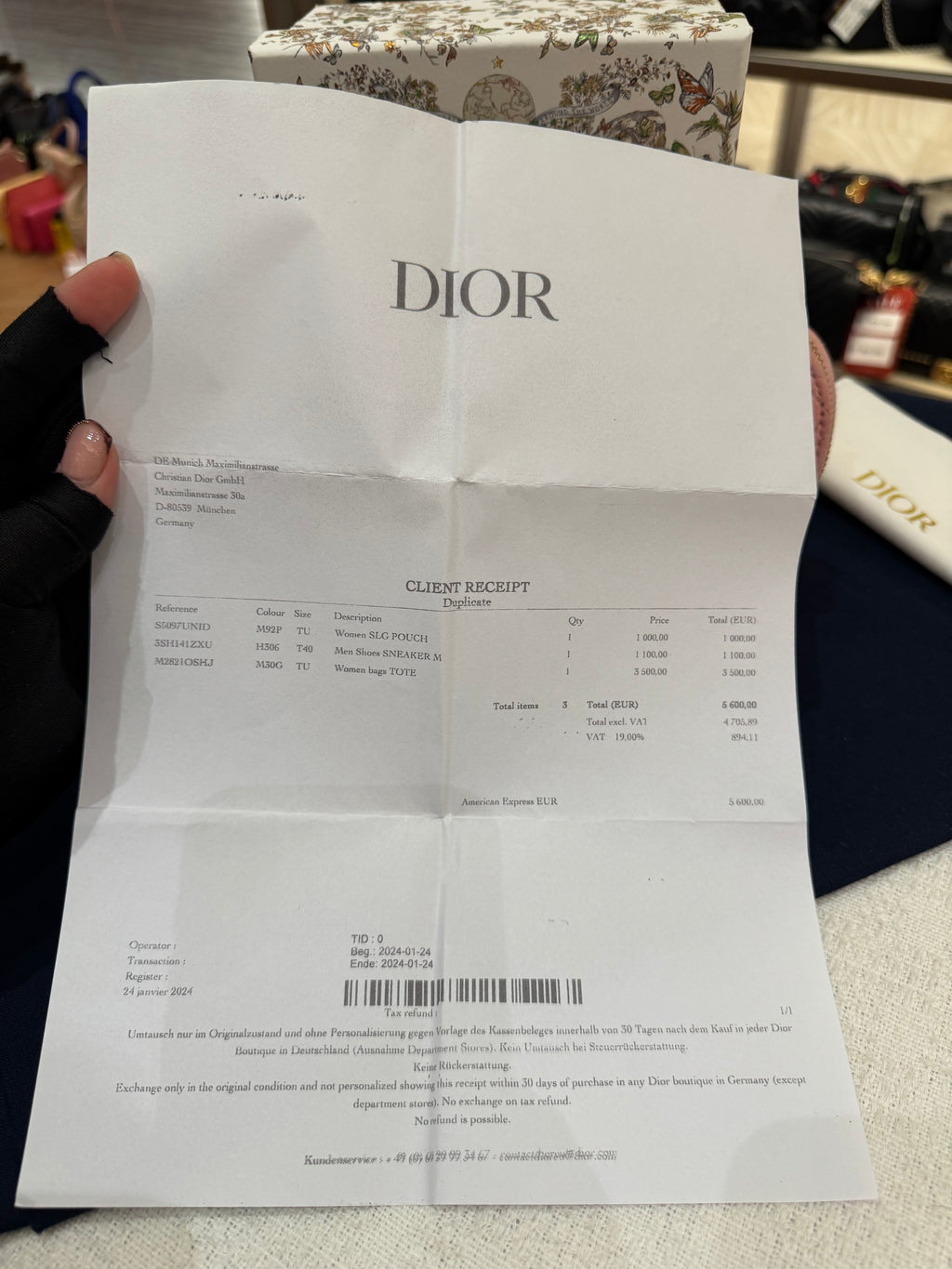 Dior Caro Chain Pouch Heart Pink