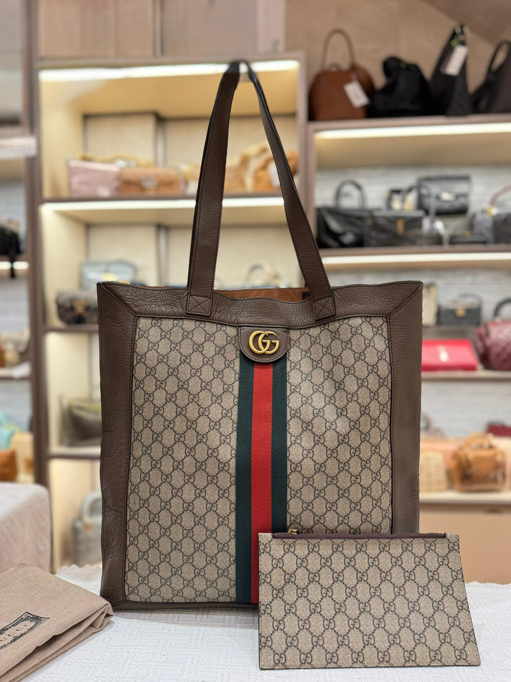 Gucci Ophidia Tote Bag Large