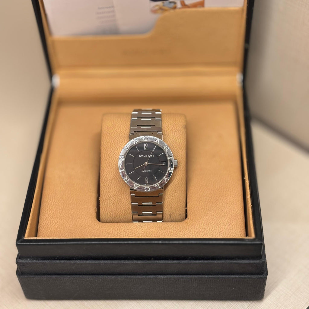 Bvlgari Steel Automatic Dial Black