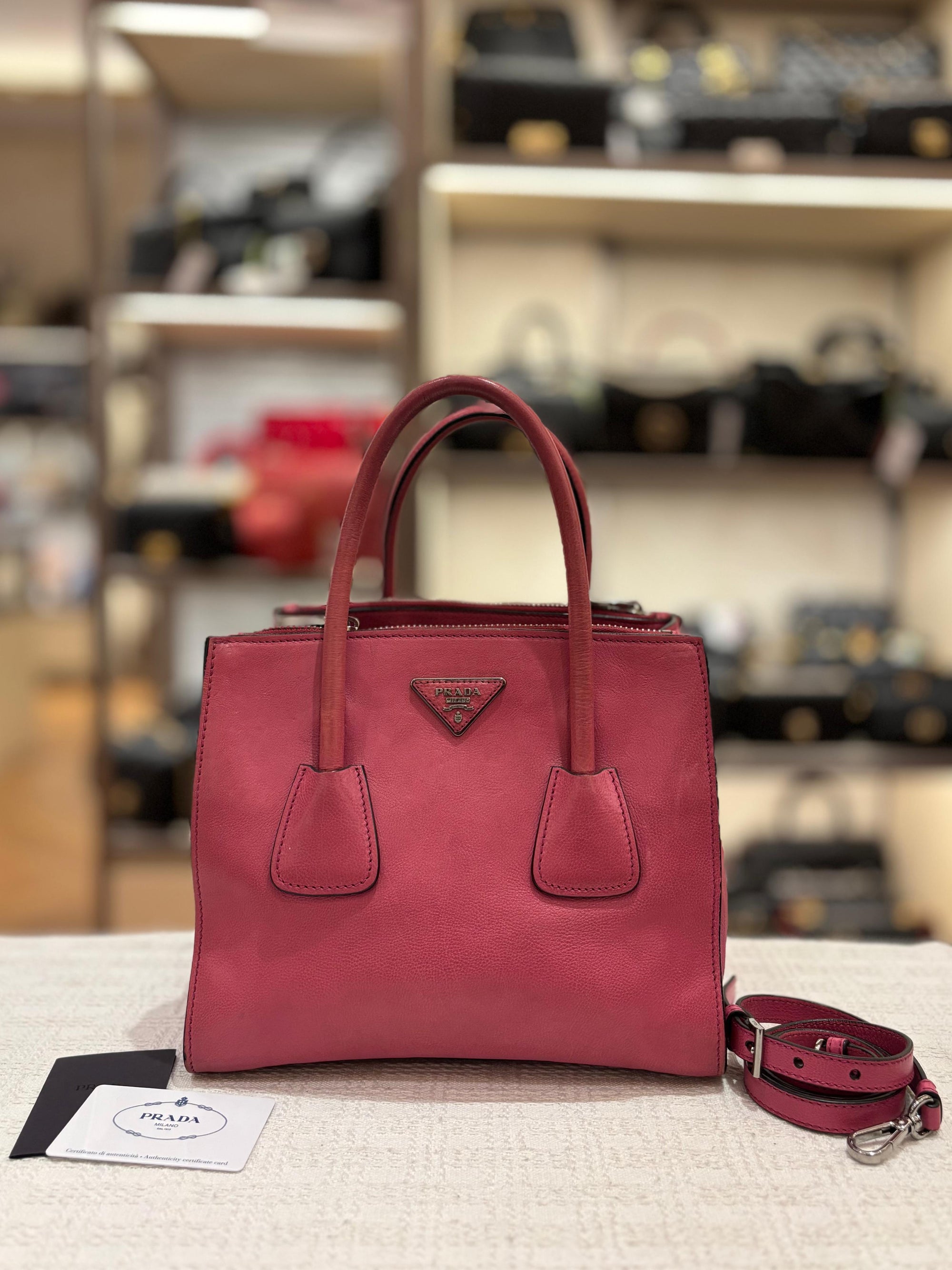 Prada 2way Double Zipper