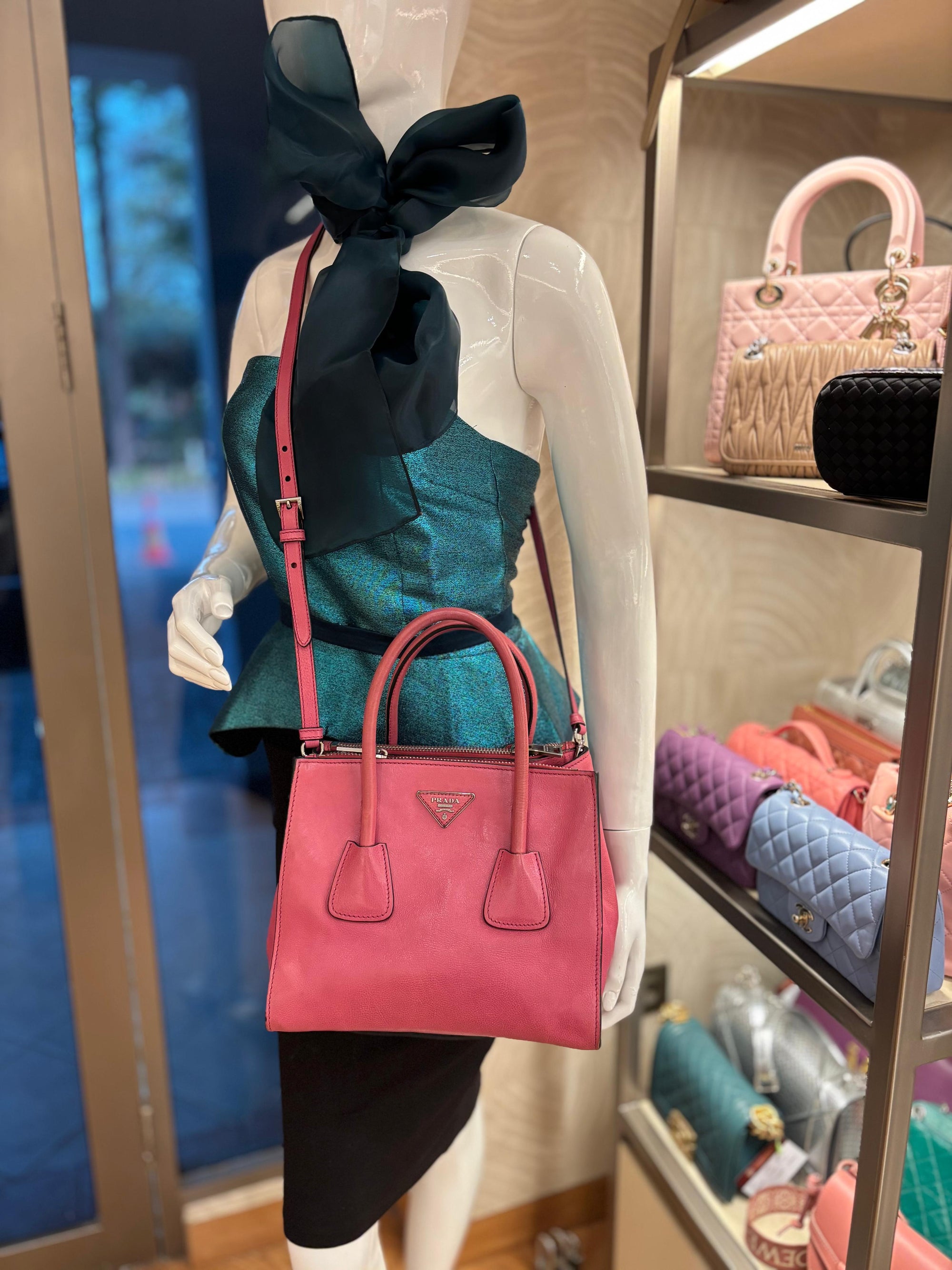 Prada 2way Double Zipper