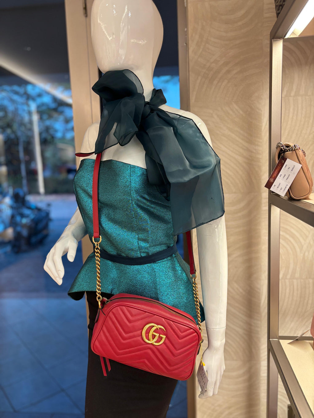 Gucci Marmont Camera Bag Red