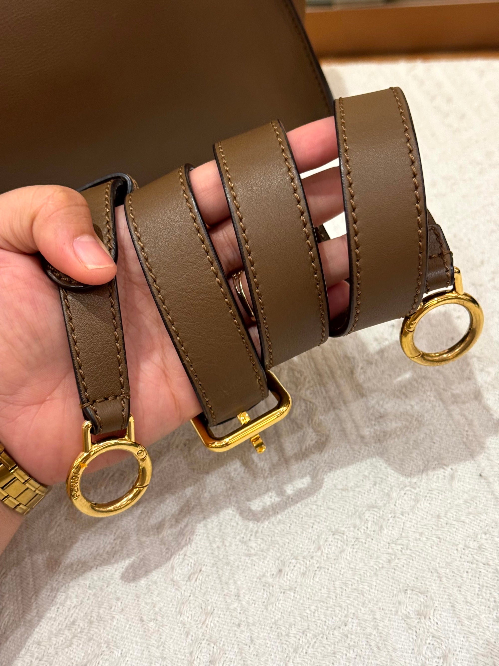 Fendi Peekaboo Medium Brown
