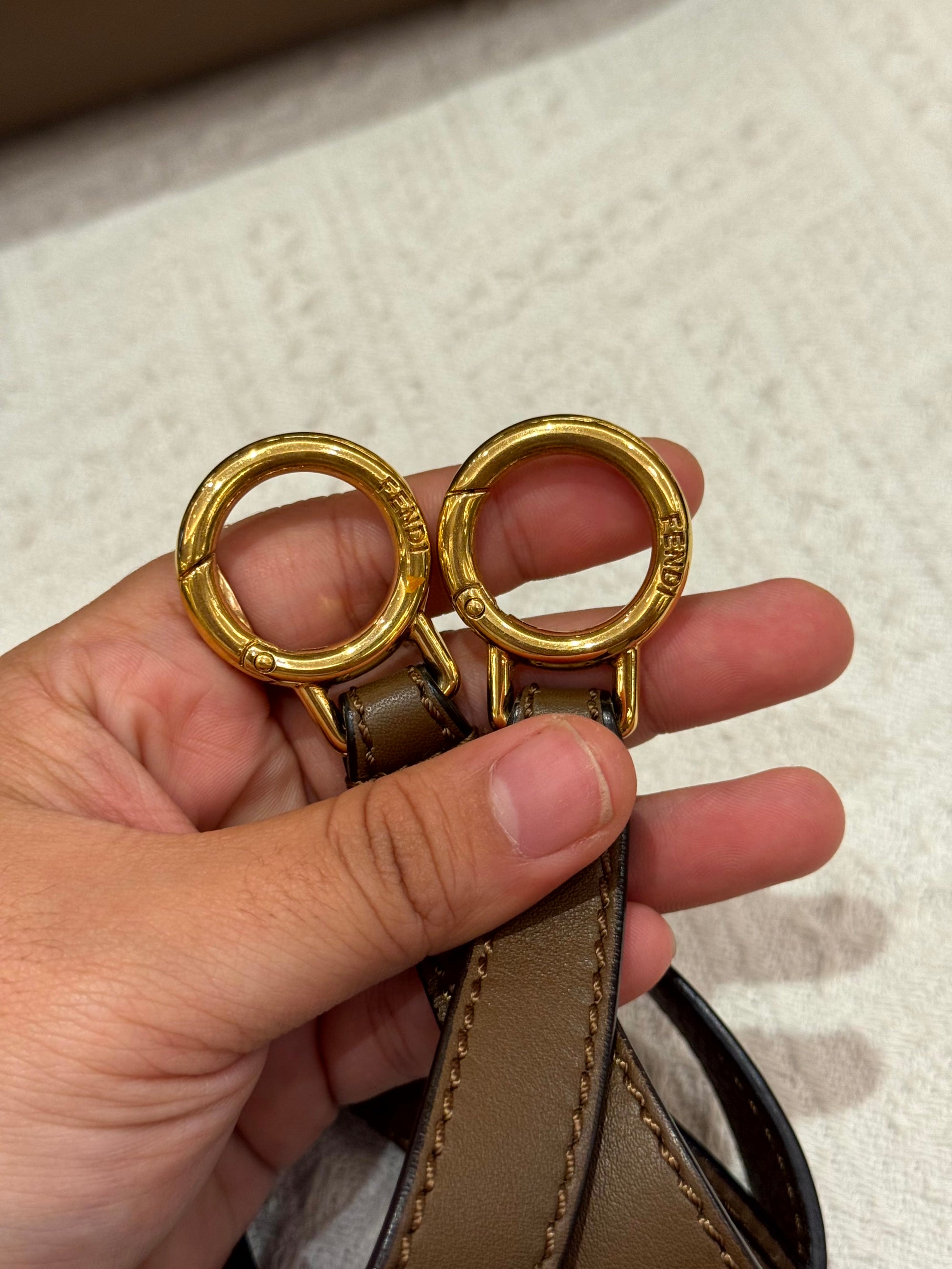 Fendi Peekaboo Medium Brown