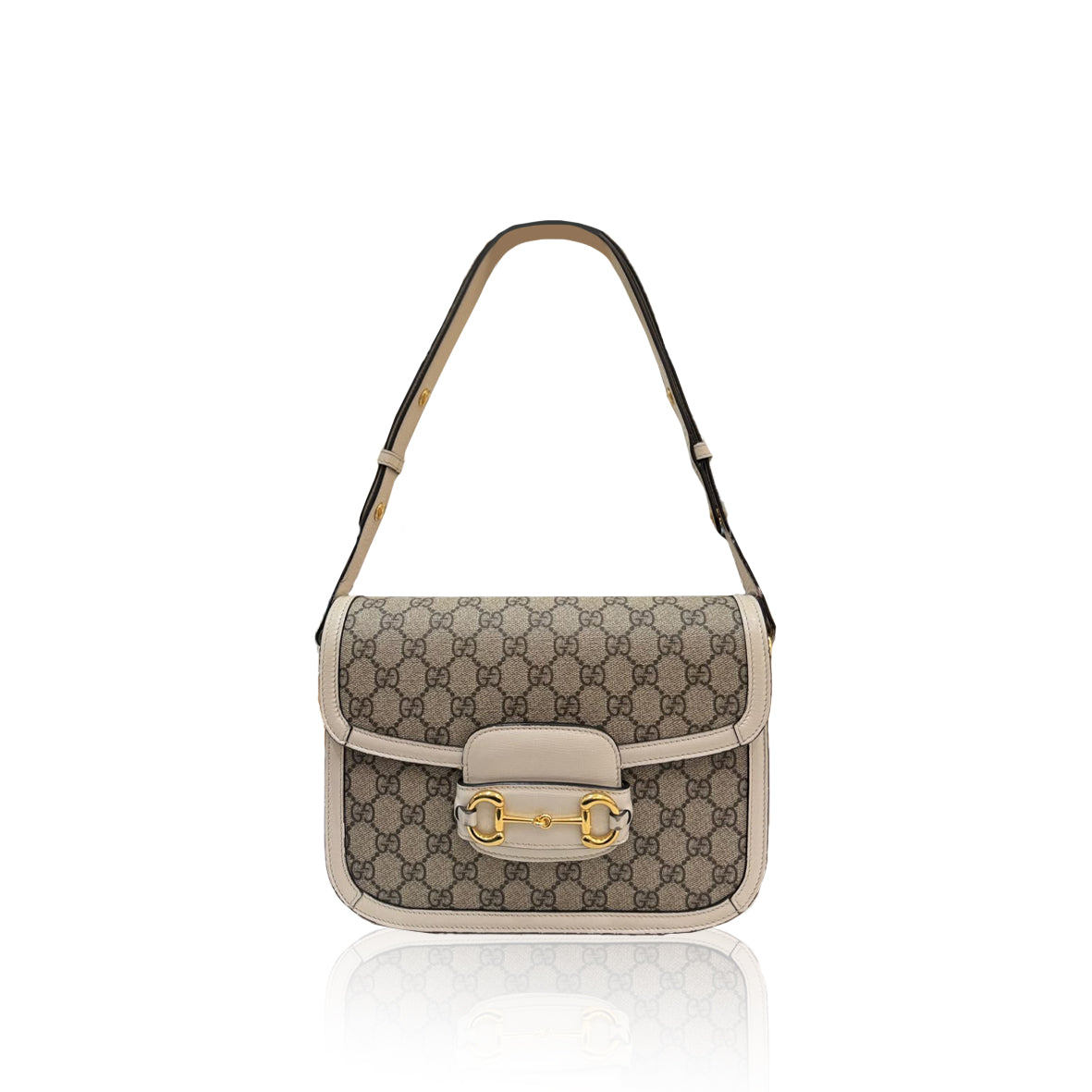 Gucci Horsebit Medium White