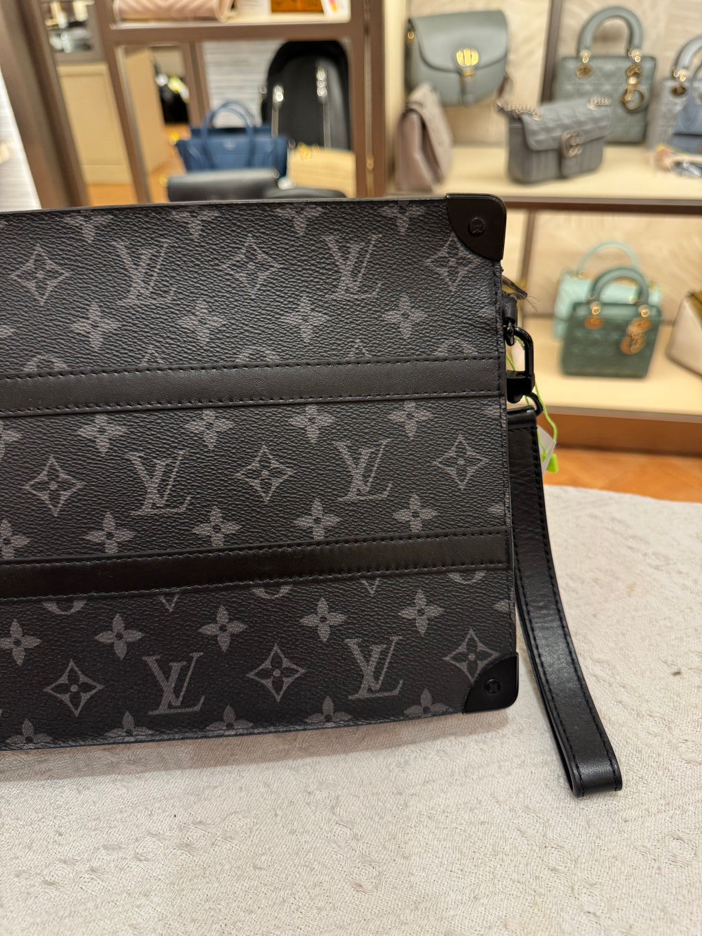 Louis Vuitton Trunk Clutch Monogram Eclipse