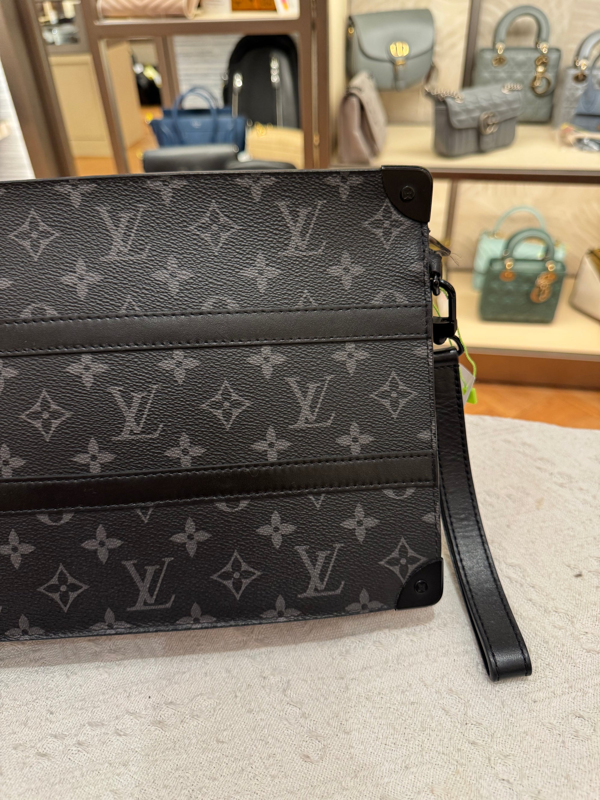 Louis Vuitton Trunk Clutch Monogram Eclipse