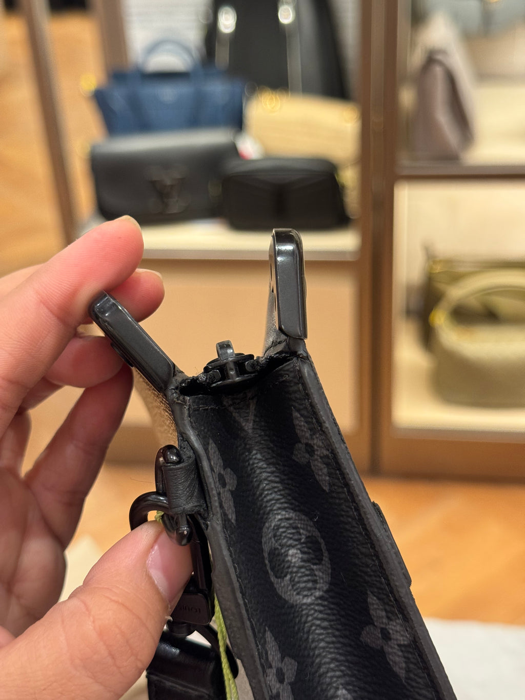 Louis Vuitton Trunk Clutch Monogram Eclipse
