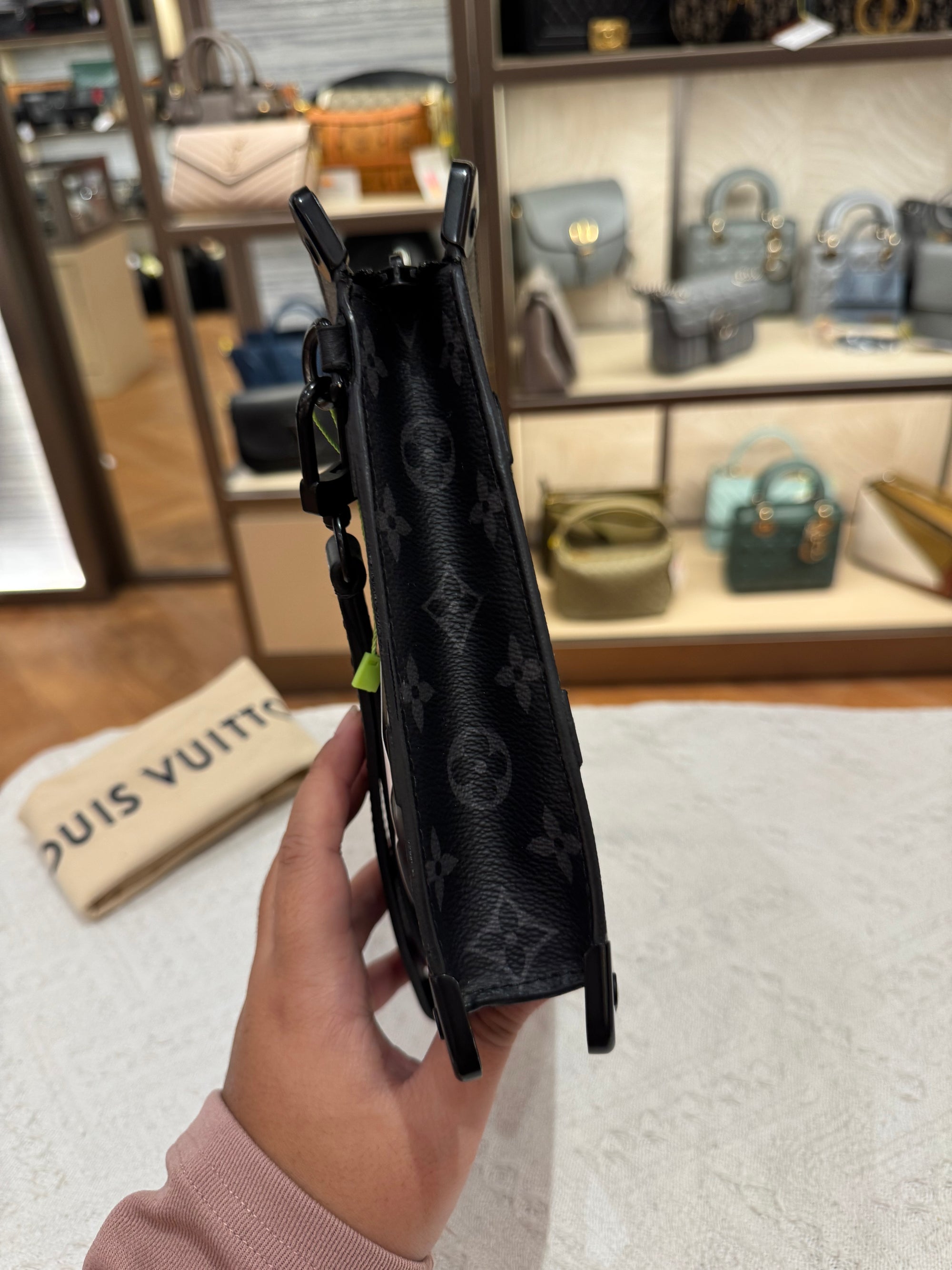 Louis Vuitton Trunk Clutch Monogram Eclipse