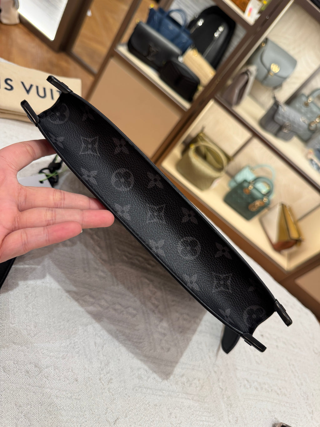 Louis Vuitton Trunk Clutch Monogram Eclipse