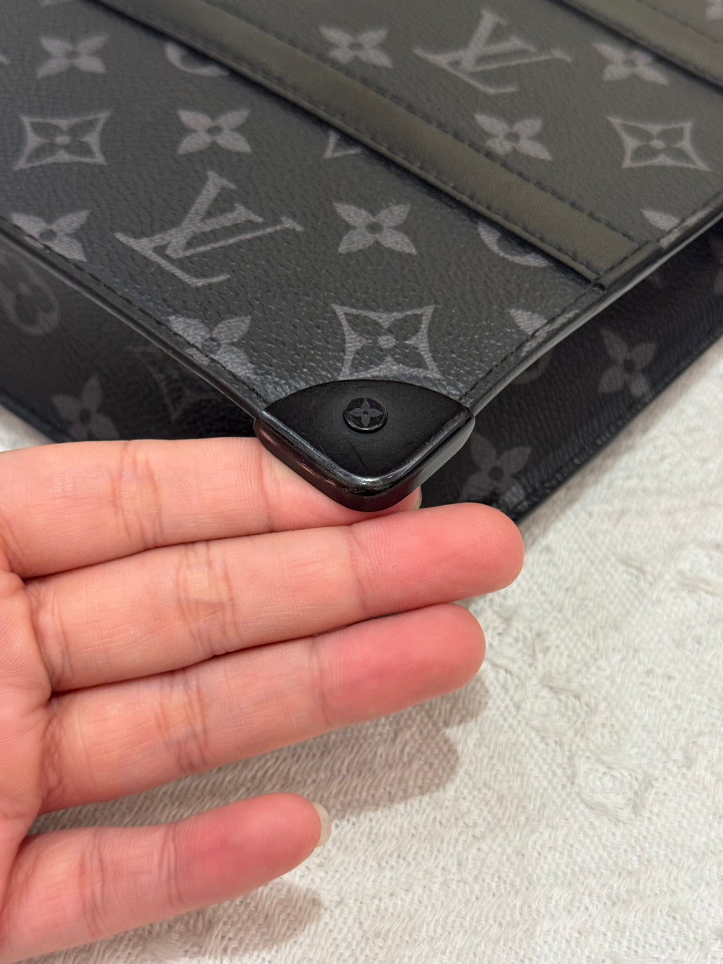 Louis Vuitton Trunk Clutch Monogram Eclipse