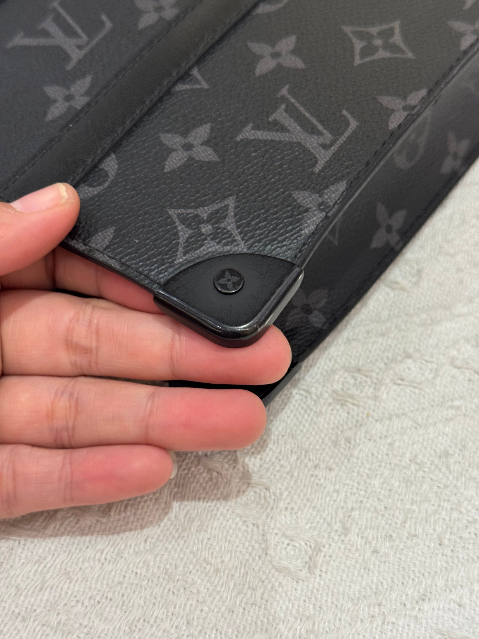 Louis Vuitton Trunk Clutch Monogram Eclipse