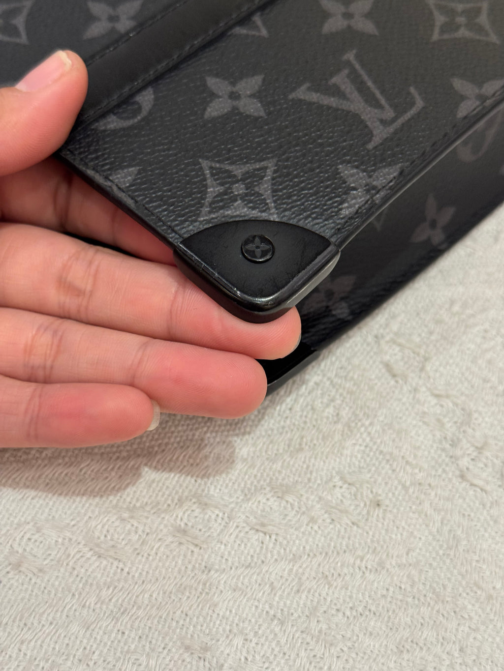 Louis Vuitton Trunk Clutch Monogram Eclipse