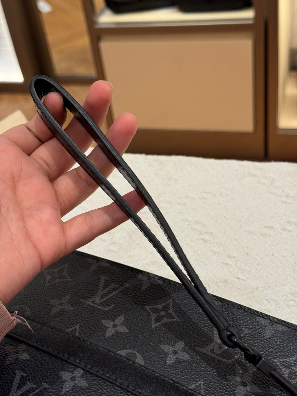 Louis Vuitton Trunk Clutch Monogram Eclipse