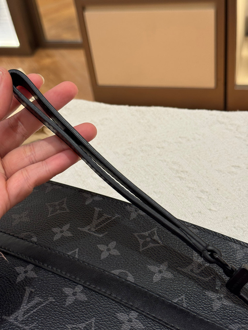 Louis Vuitton Trunk Clutch Monogram Eclipse