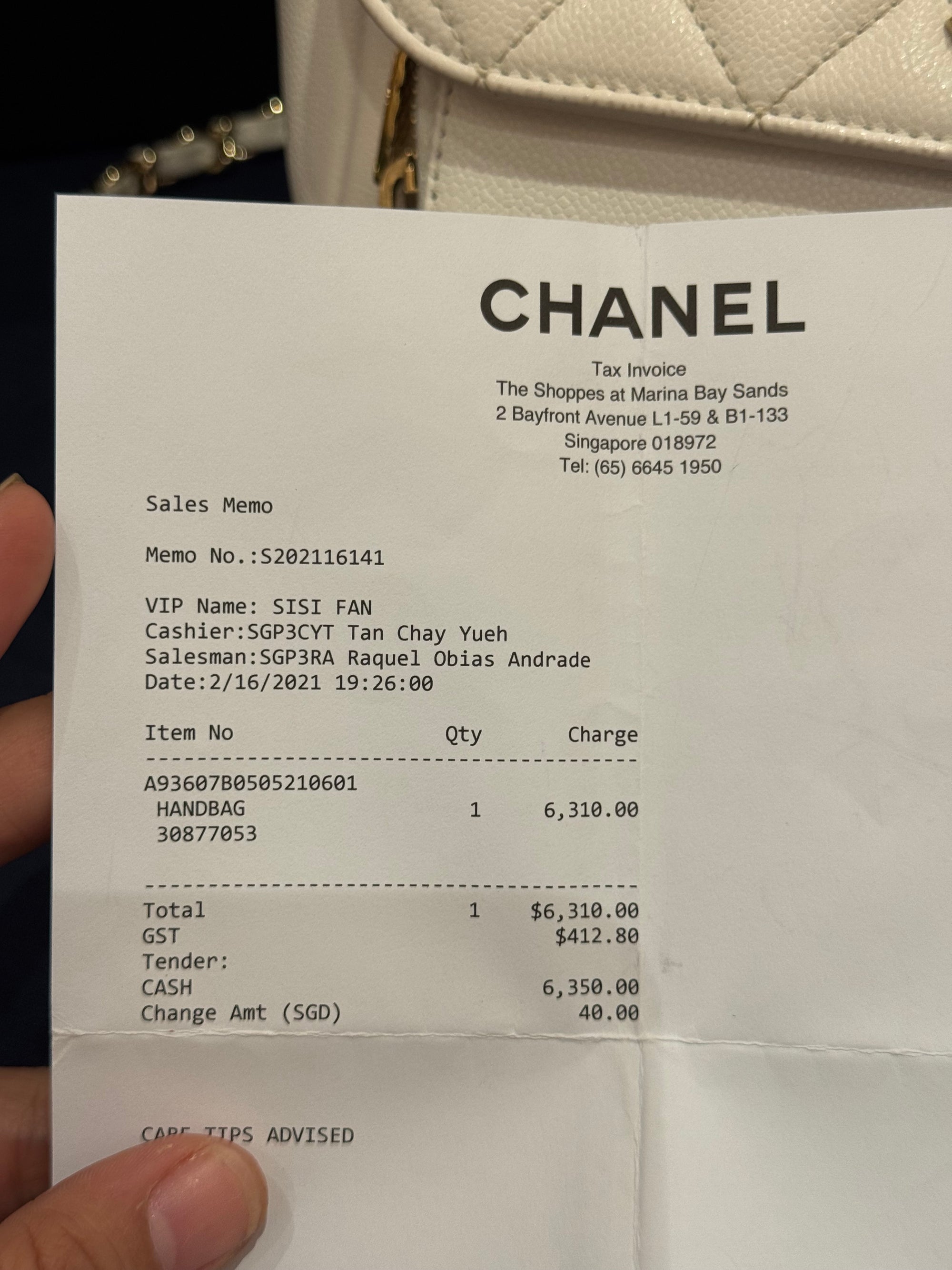 Chanel Affinity Top Handle